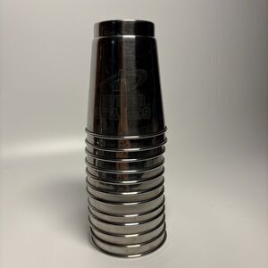 Stainless Steel Speed Stacks Super Stacks 12 Cups Weighted